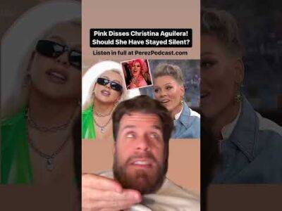 Pink Disses Christina Aguilera! Should She Have Stayed Silent? | Perez Hilton - perezhilton.com