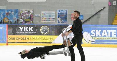 Dancing on Ice’s Mollie Gallagher attempts dangerous head-banger move with shopping trolley - www.ok.co.uk