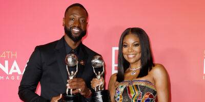 Gabrielle Union & Dwyane Wade Honor Daughter Zaya While Accepting President's Award at NAACP Awards - www.justjared.com