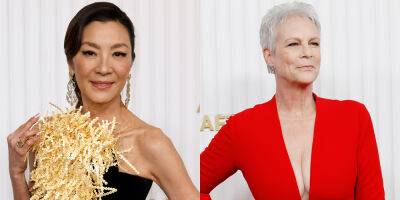 Michelle Yeoh, Jamie Lee Curtis & Stephanie Hsu Are Forces of Fashion at the SAG Awards 2023 - www.justjared.com - Los Angeles