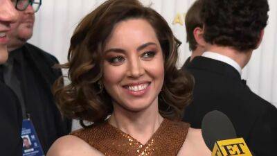 Aubrey Plaza is ‘Down’ to Collaborate Deadpan Twin Jenna Ortega After 2023 SAG Awards (Exclusive) - www.etonline.com