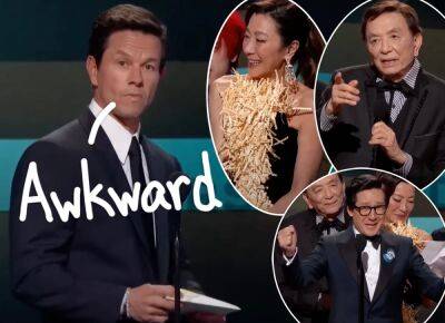 SAG Awards 2023: Mark Wahlberg Blasted For Presenting Honor To Asian Cast Of Everything Everywhere All At Once! - perezhilton.com - USA - Hollywood - California - state Massachusets - county Dorchester