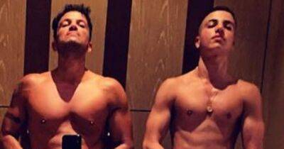 Peter Andre fans say "no way" as look-alike son shares topless photo of their matching six packs as he turns 50 - www.manchestereveningnews.co.uk - Dubai