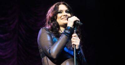 Pregnant Jessie J proudly shows off blossoming baby bump in see-through outfit - www.ok.co.uk - London