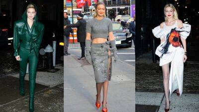 Gigi Hadid Pulled Off 6 Outfit Changes in a Single Day - www.glamour.com