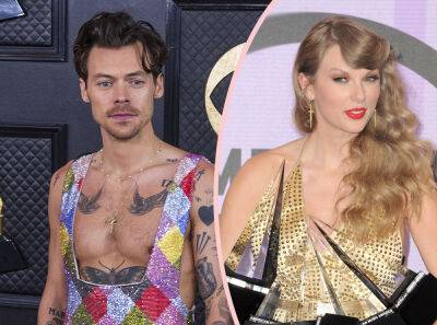 Taylor Swift Went All Out Showing Her Support For Ex Harry Styles At The Grammys! - perezhilton.com