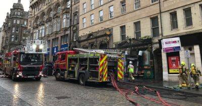 Fire tears through historic Edinburgh pub as emergency services lock down Royal Mile - www.dailyrecord.co.uk - Scotland - Afghanistan - city Old - Beyond