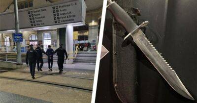 Boy found hiding huge knife in his waistband at Victoria station - www.manchestereveningnews.co.uk - Centre - Manchester