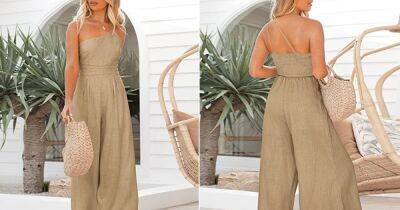 This 1-Shoulder Jumpsuit Is Your Answer to Easy Spring and Summer Fashion - www.usmagazine.com