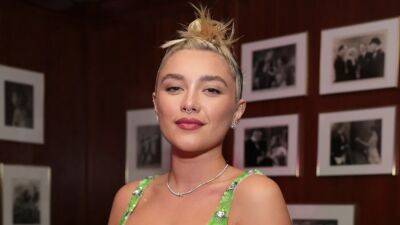 Florence Pugh Went Full Tinker Bell in Sparkling Lime Green Minidress - www.glamour.com - Los Angeles - county Bell
