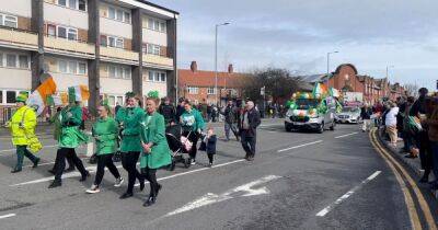 Hundreds turn out for Manchester's St Patrick's Day parade - www.manchestereveningnews.co.uk - Scotland - Ireland - county Oldham