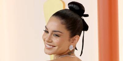 Vanessa Hudgens Flashes Engagement Ring at Oscars 2023 - www.justjared.com - Hollywood - county Butler