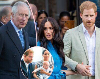 Prince Harry & Meghan Markle’s Kids Reportedly Have Not Been Invited To King Charles’ Coronation! - perezhilton.com