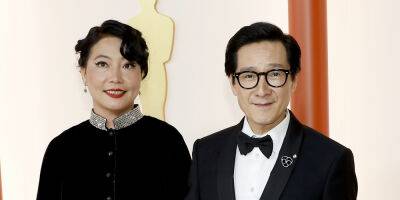 Nominee Ke Huy Quan Gets Support From Wife Echo at Oscars 2023 - www.justjared.com - Hollywood
