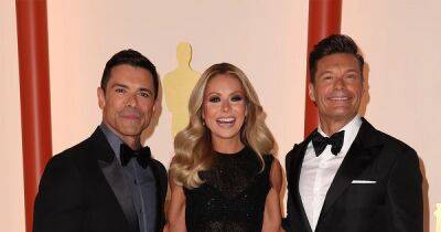 Kelly Ripa and Mark Consuelos Attend Oscars With Ryan Seacrest Ahead of ‘Live’ Exit - www.usmagazine.com - Los Angeles - USA