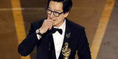 First-Time Nominee Ke Huy Quan Wins Best Supporting Actor at Oscars 2023 - www.justjared.com - USA - Hollywood