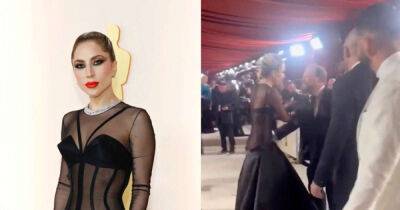 Lady Gaga helps photographer after he falls on Oscars red carpet: ‘Hero’ - www.msn.com - Britain - Paris - USA - Arizona - county Prince Edward - city Gary