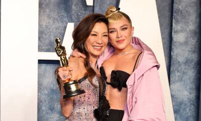 Michelle Yeoh Celebrates Her Oscar Win with Florence Pugh at the Vanity Fair Oscar Party 2023 - www.justjared.com - Beverly Hills
