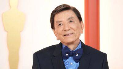 James Hong, 94, Attends First Oscars in Googly-Eyed Bowtie Honoring 'Everything Everywhere' - www.etonline.com