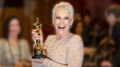 Jamie Lee Curtis Gives Her Oscar They/Them Pronouns in Support of Her Trans Daughter - www.etonline.com - county Guthrie
