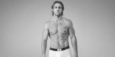 Aaron Taylor Johnson Strips Off His Clothes, Models Only In His Underwear for Calvin Klein - www.justjared.com - Jordan