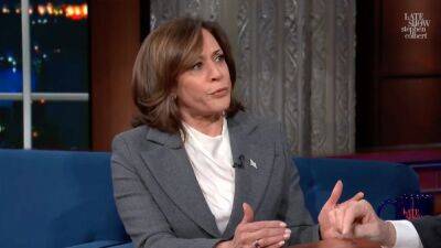 Kamala Harris Tells Colbert That Ron DeSantis’ Ukraine Comment Was Naive: Florida Governor Doesn’t ‘Understand the Issues’ - thewrap.com - China - Florida - Ukraine - Russia