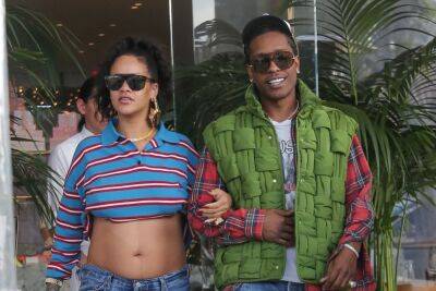 Pregnant Rihanna And A$AP Rocky Go On Shopping Stroll Through West Hollywood - etcanada.com