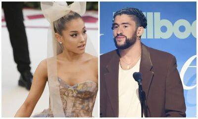 Ariana Grande reacts to Bad Bunny singing her hit song ‘Break Free’ - us.hola.com - Britain - county Person