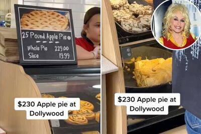 I’m in awe of Dolly Parton’s 25-pound apple pie — a $230 Dollywood treat - nypost.com - Tennessee
