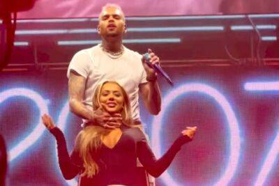 Chris Brown slammed as ‘aggressive’ for grabbing ‘Love Island’ star’s throat - nypost.com - Manchester - Berlin