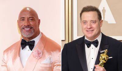 Dwayne Johnson Posts Brendan Fraser Reunion Video and Celebrates His Oscar Win, 22 Years After ‘Mummy Returns’: ‘Enjoy Your Flowers’ - variety.com - Hollywood