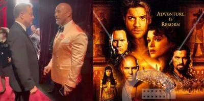 Dwayne ‘The Rock’ Johnson Has “Full Circle” Oscar Moment With Brendan Fraser 22 Years After ‘Mummy Returns’ – See Video - deadline.com