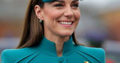 Kate Middleton sports meaningful brooch as part of stunning St Patrick's Day outfit - www.ok.co.uk - Ireland