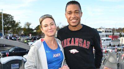 How Amy Robach Inspired T.J. Holmes' Fitness Routine (Exclusive) - www.etonline.com - New York