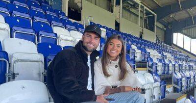 Love Island's Tom Clare takes Samie Elishi on tour of Macclesfield FC after landing back in UK - www.ok.co.uk - Britain - South Africa - county Love
