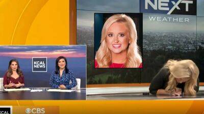 CBS Meteorologist Alissa Carlson Faints On-Air (Video) - thewrap.com - Los Angeles