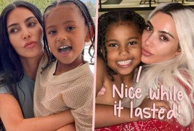 Kim Kardashian’s 'Cute' Snuggle Sesh With Son Saint Ruined By Punch To The Face! - perezhilton.com