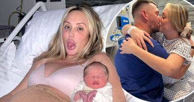 Charlotte Crosby reflects on her childbirth experience - www.msn.com - county Crosby