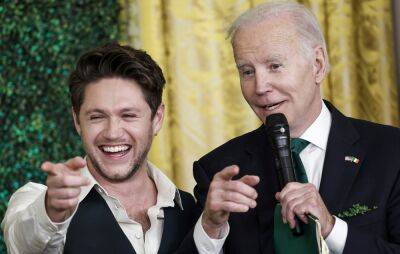 Niall Horan hangs out with President Joe Biden at the White House for St. Patrick’s Day - www.nme.com