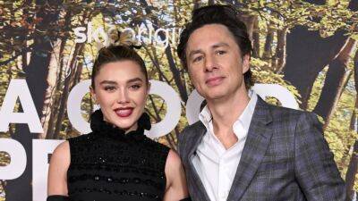 Zach Braff on Ex Florence Pugh and Writing a Film for Her: 'I'm Just in Awe of Her Talent' (Exclusive) - www.etonline.com - California