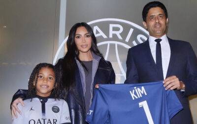 Kim Kardashian Takes Son Saint West & His Friends on Soccer Tour of Europe (Photos) - www.justjared.com - Paris - London