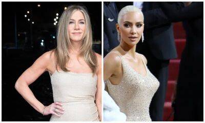Jennifer Aniston inspired by Kim Kardashian’s Met Gala moment: Who wore it best? - us.hola.com - Paris - city Sandler