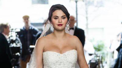See Selena Gomez as a Bride in Classic Wedding Dress on 'Only Murders in the Building' Set - www.etonline.com