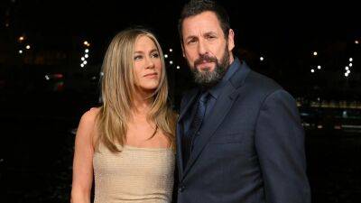 Jennifer Aniston Says Adam Sandler Calls Her Out Over Dating Choices - www.etonline.com - France - city Sandler