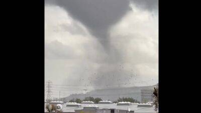 Watch a Tornado Touch Down in Los Angeles Suburbs (Video) - thewrap.com - Los Angeles - Los Angeles - Los Angeles - county San Bernardino