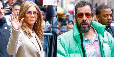 Jennifer Aniston Says Adam Sandler 'Cried' After Being Punched By Mark Strong in 'Murder Mystery 2' - www.justjared.com - New York - city Sandler