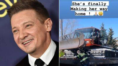 Jeremy Renner’s snowplow is on 'her way home' following New Year's Day accident - www.foxnews.com - county Reno