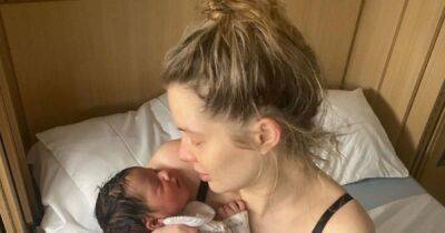 Helen Flanagan shares unseen post-labour snap and says daughter isn't 'chuffed' as she celebrates son's 2nd birthday - www.manchestereveningnews.co.uk - county Webster