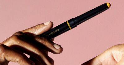 Victoria Beckham launches ‘one swipe’ £30 eyeshadow sticks and models how to use them - www.ok.co.uk