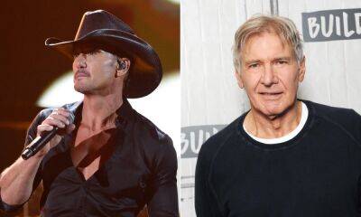 Tim McGraw reveals his and daughter Maggie's unbelievable story with Harrison Ford - hellomagazine.com - county Harrison - county Ford